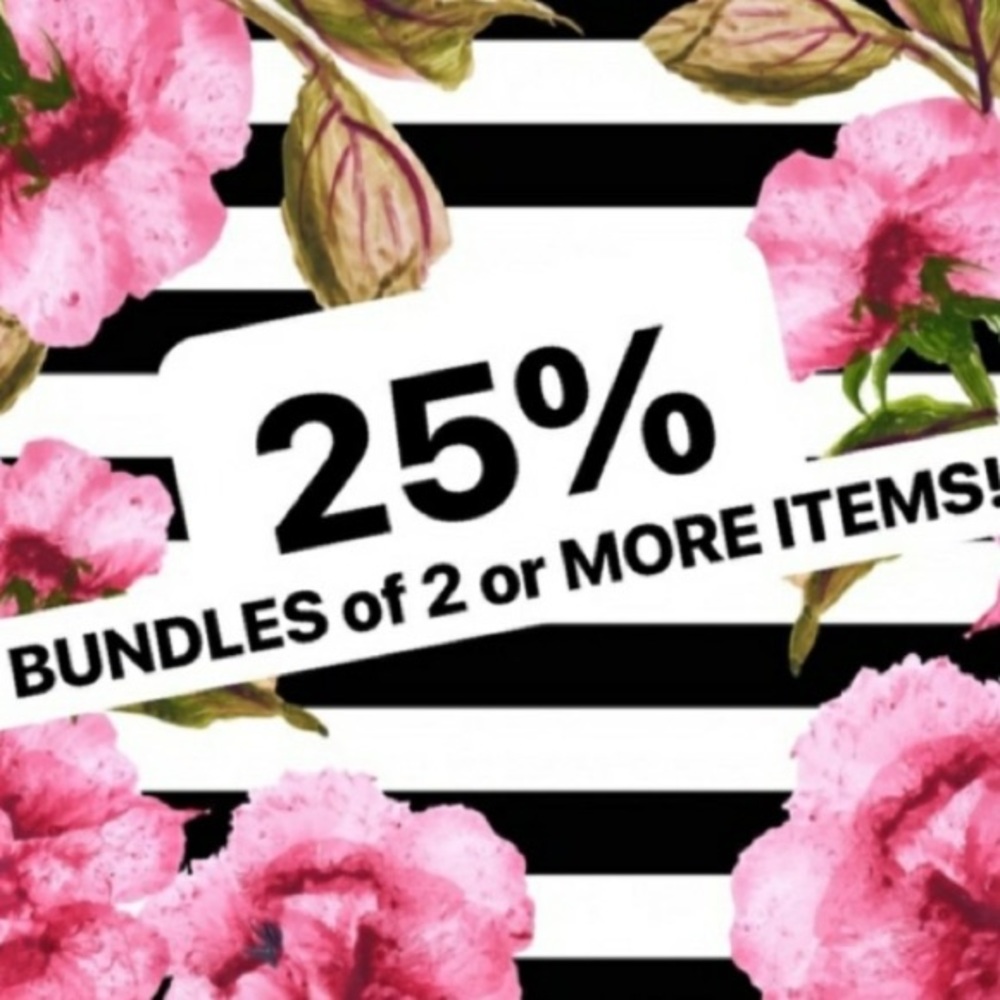 ~~ Sale ~~ 25% off when you bundle 2+  items!